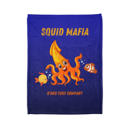 O'ahu Surf Company Squid Mafia Tropical Throw Blanket - O'ahu Surf Company