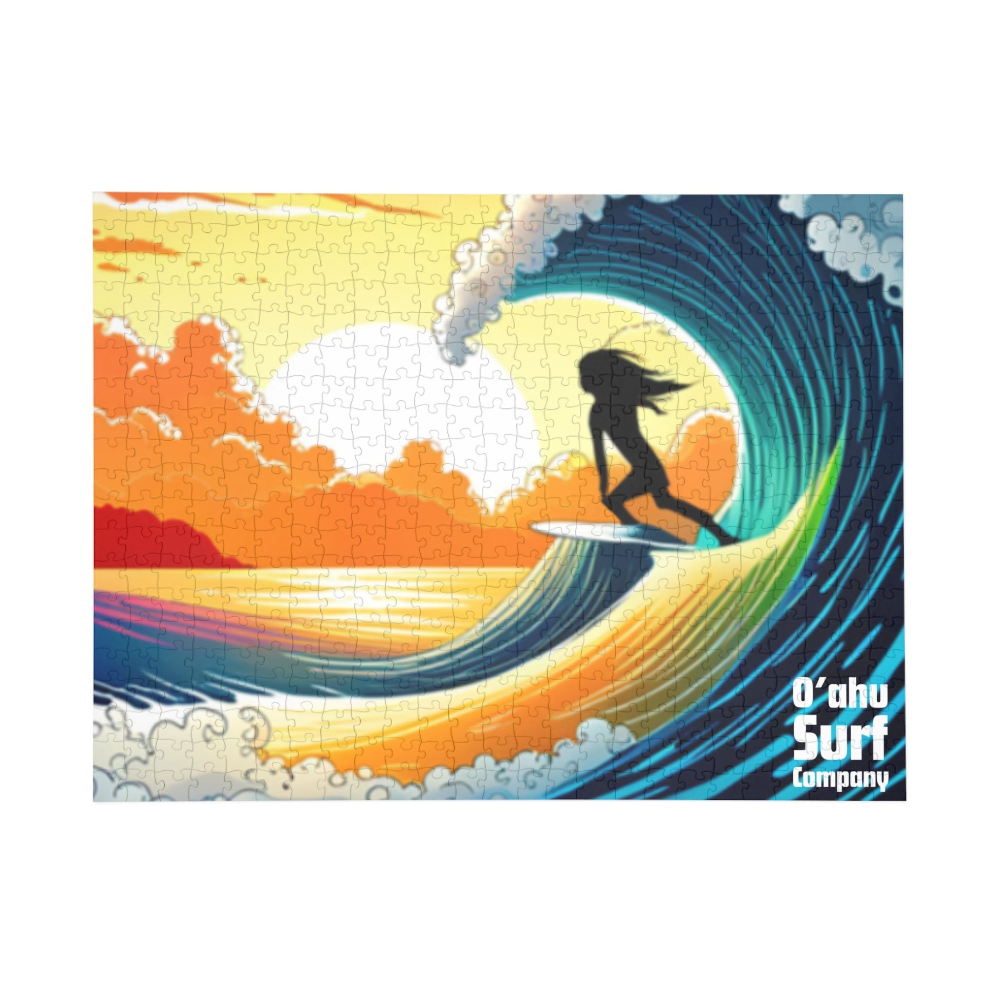O'ahu Surf Company Surfer Girl Puzzle (500, 1000-Piece) - O'ahu Surf Company