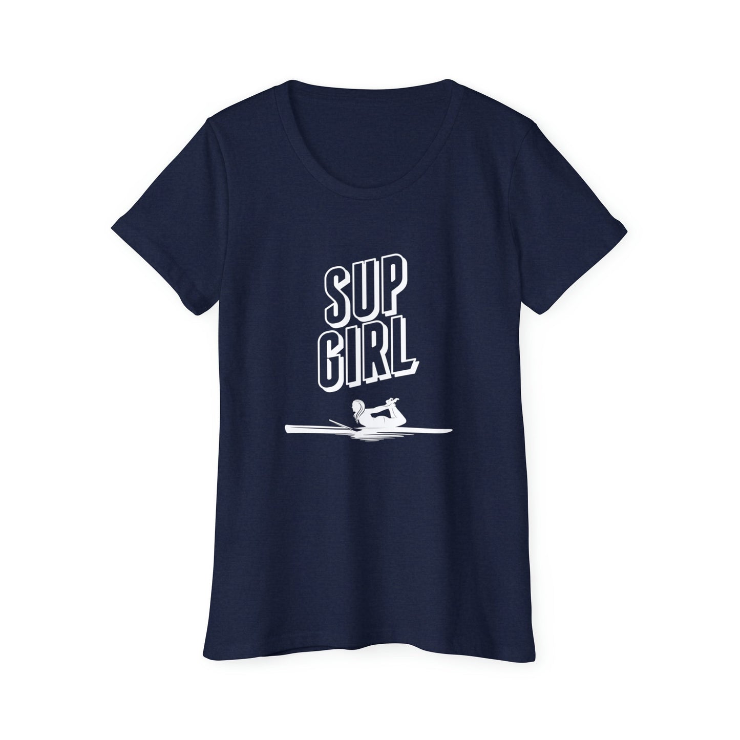 O'ahu Surf Company Women's SUP Girl Surfer T-Shirt - O'ahu Surf Company