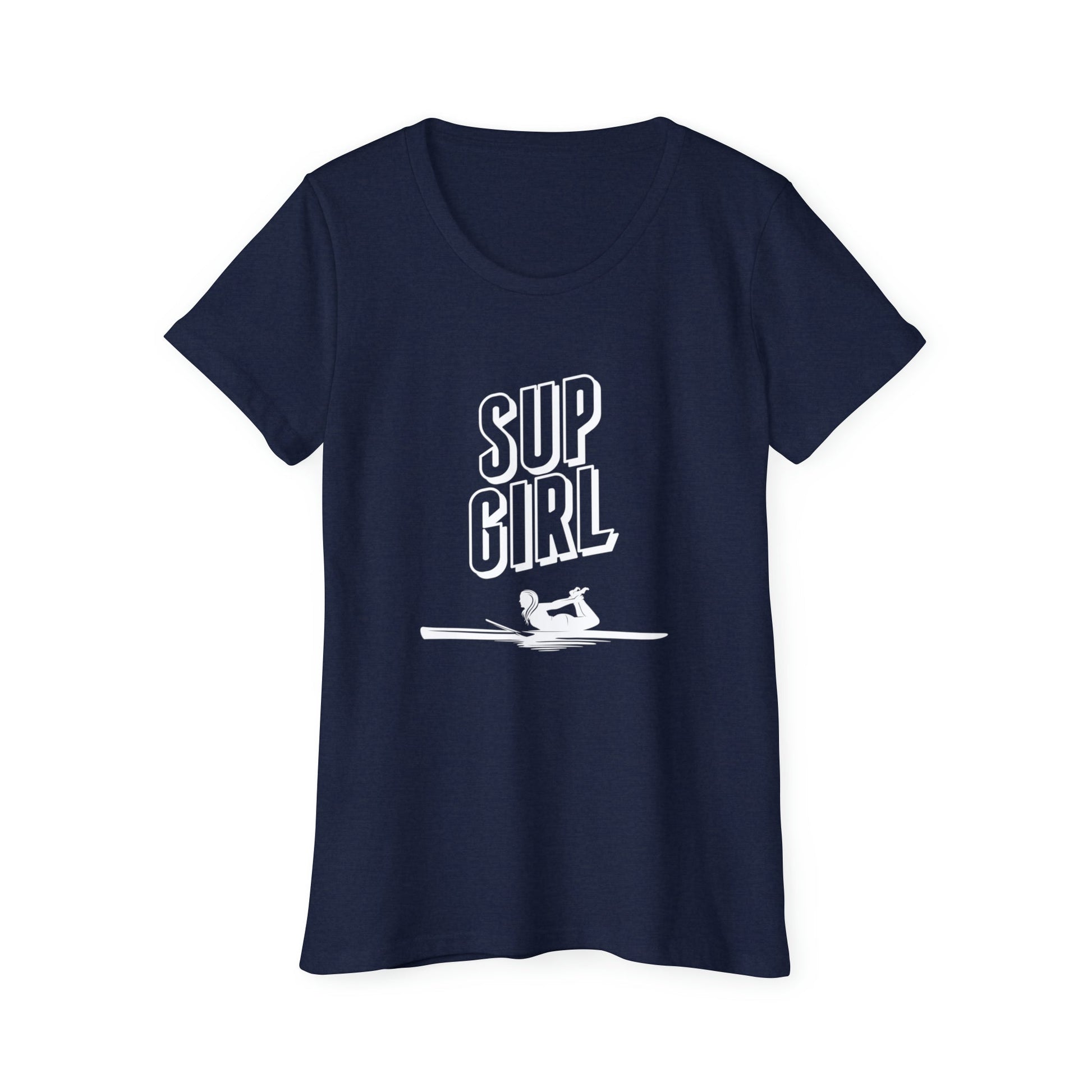O'ahu Surf Company Women's SUP Girl Surfer T-Shirt - O'ahu Surf Company