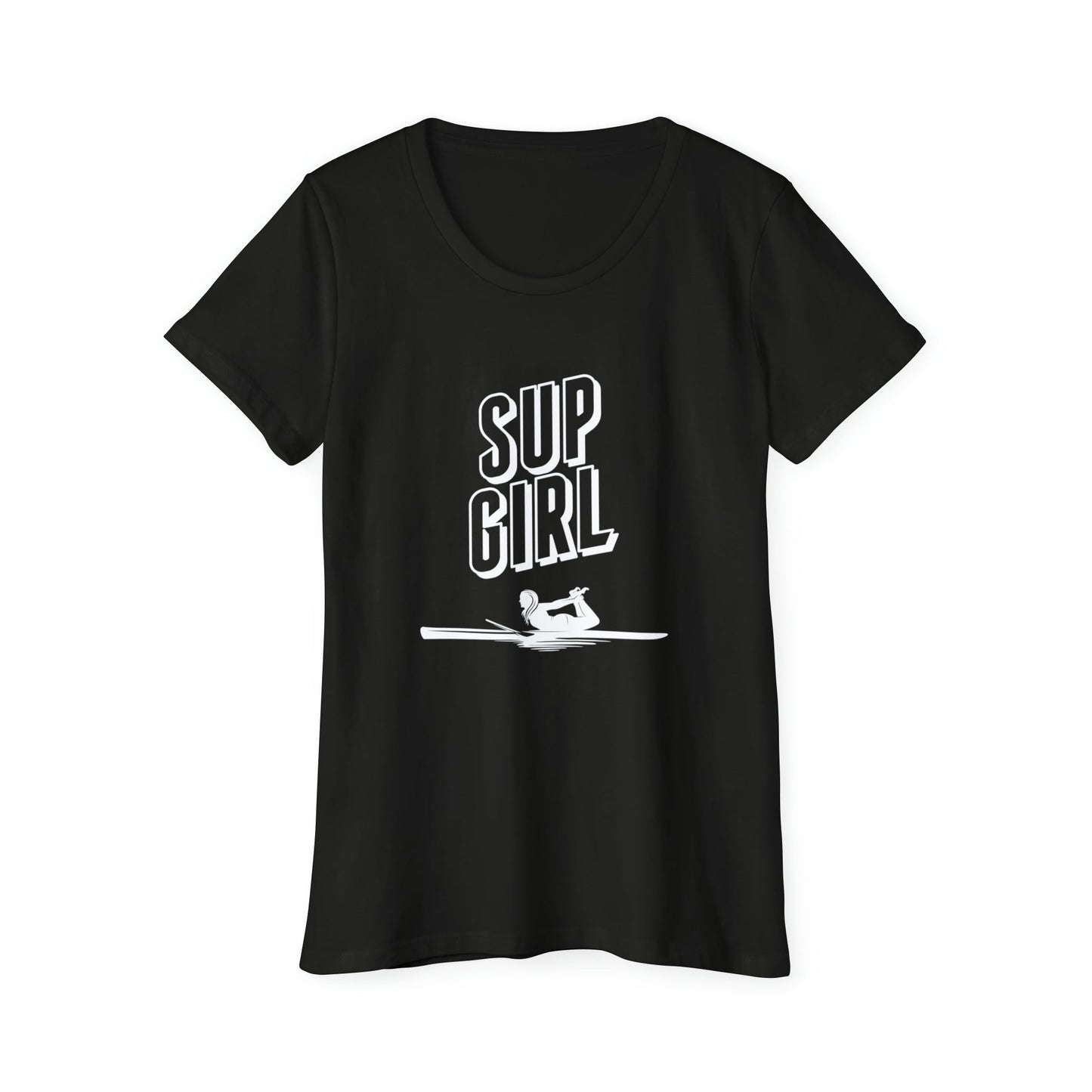 O'ahu Surf Company Women's SUP Girl Surfer T-Shirt - O'ahu Surf Company