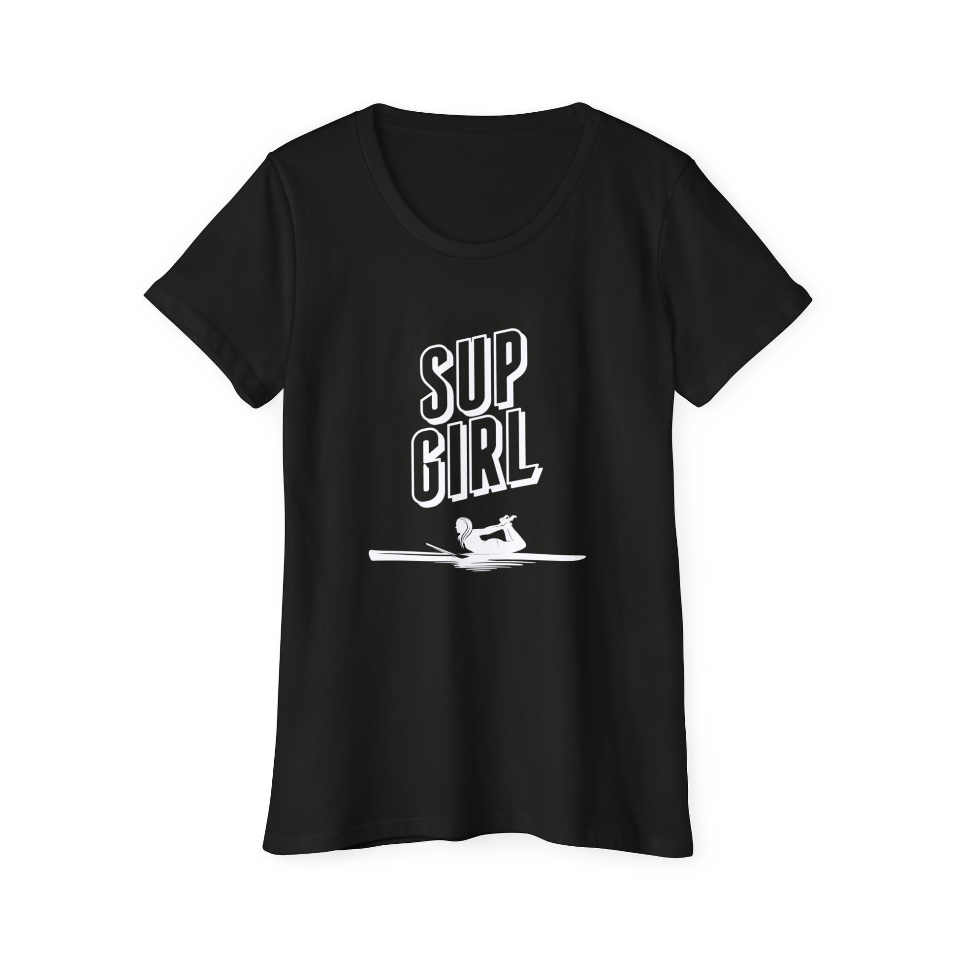O'ahu Surf Company Women's SUP Girl Surfer T-Shirt - O'ahu Surf Company